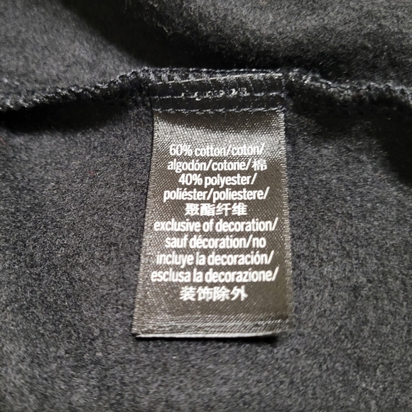 NWOT•Victoria's Secret Sport Sleeveless Tunic Razorback Hoodie•Black&Pink•Small - Picture 6 of 9